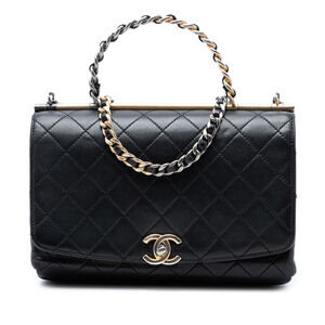 Pre-Loved Chanel Medium Quilted Lambskin La Parisienne Flap